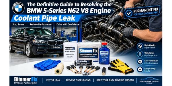  BMW 5-Series N62 V8 Engine Coolant Pipe Repair Kit | BimmerFix