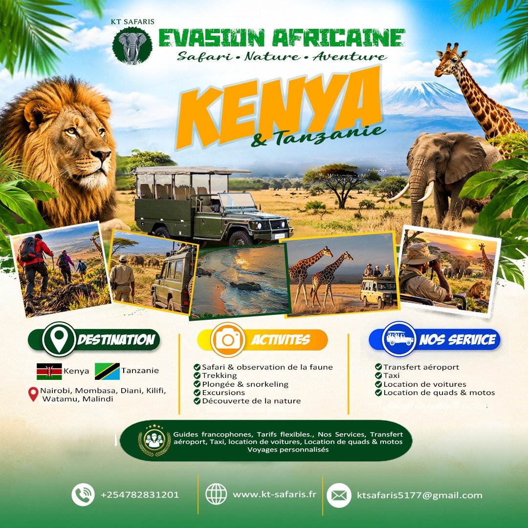  Voyage Privé Kenya Tanzanie avec Accompagnement Francophone