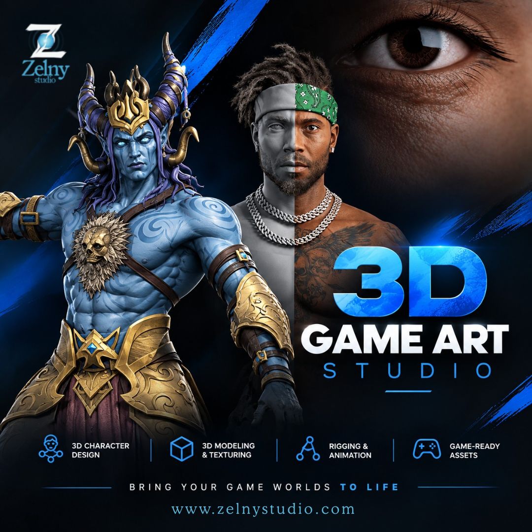  3D Game Art Studio | 3D Character Design Services
