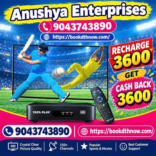  Tata Sky New Connection in Reddiyarpalayam, Pondicherry | Tata Sky DTH Connection | 9043743890