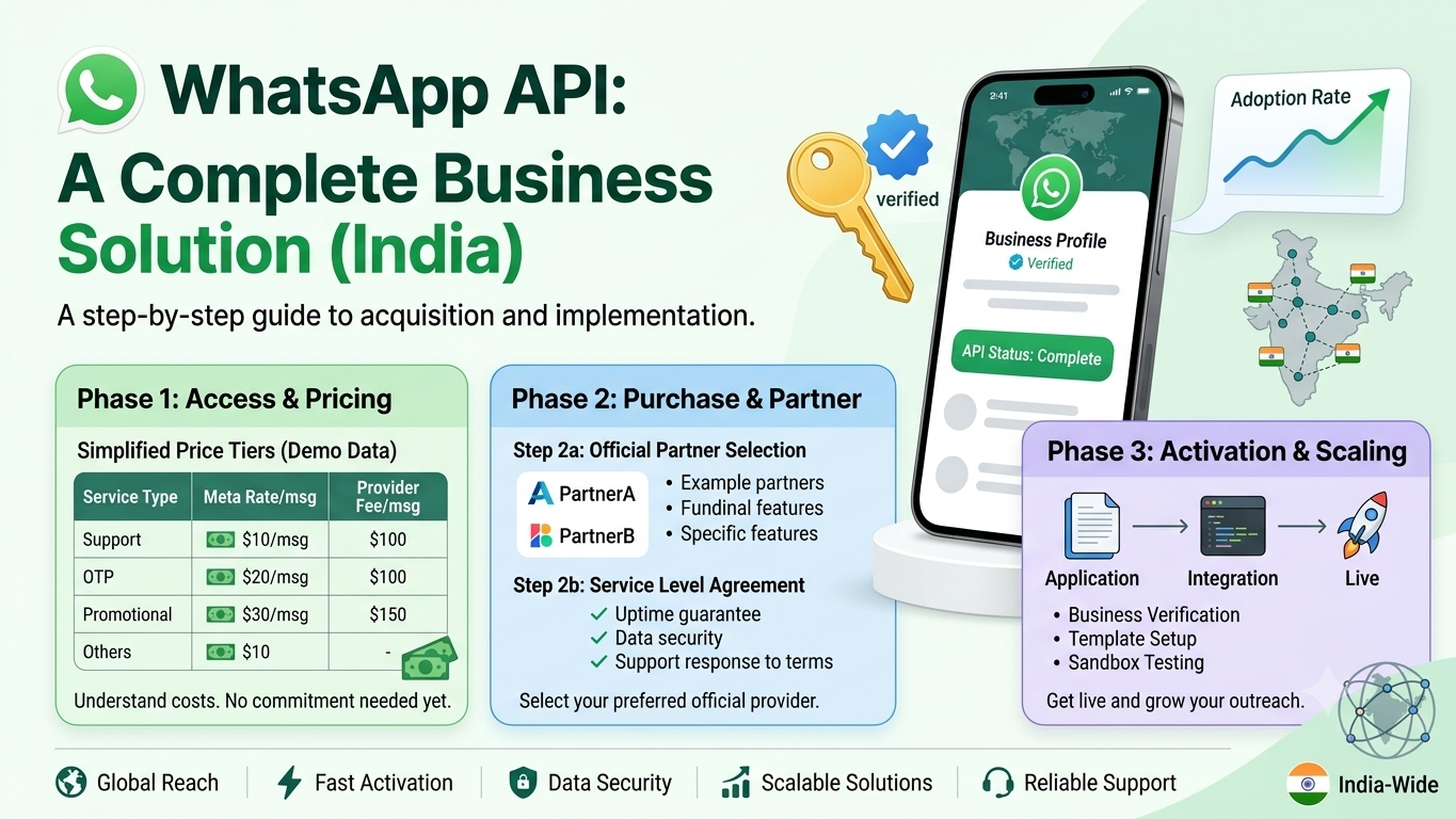  WhatsApp Business API India | Setup, Verification & Pricing