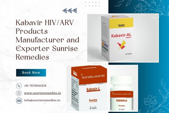 Kabavir HIV/ARV Products Manufacturer and Exporter | Sunrise Remedies