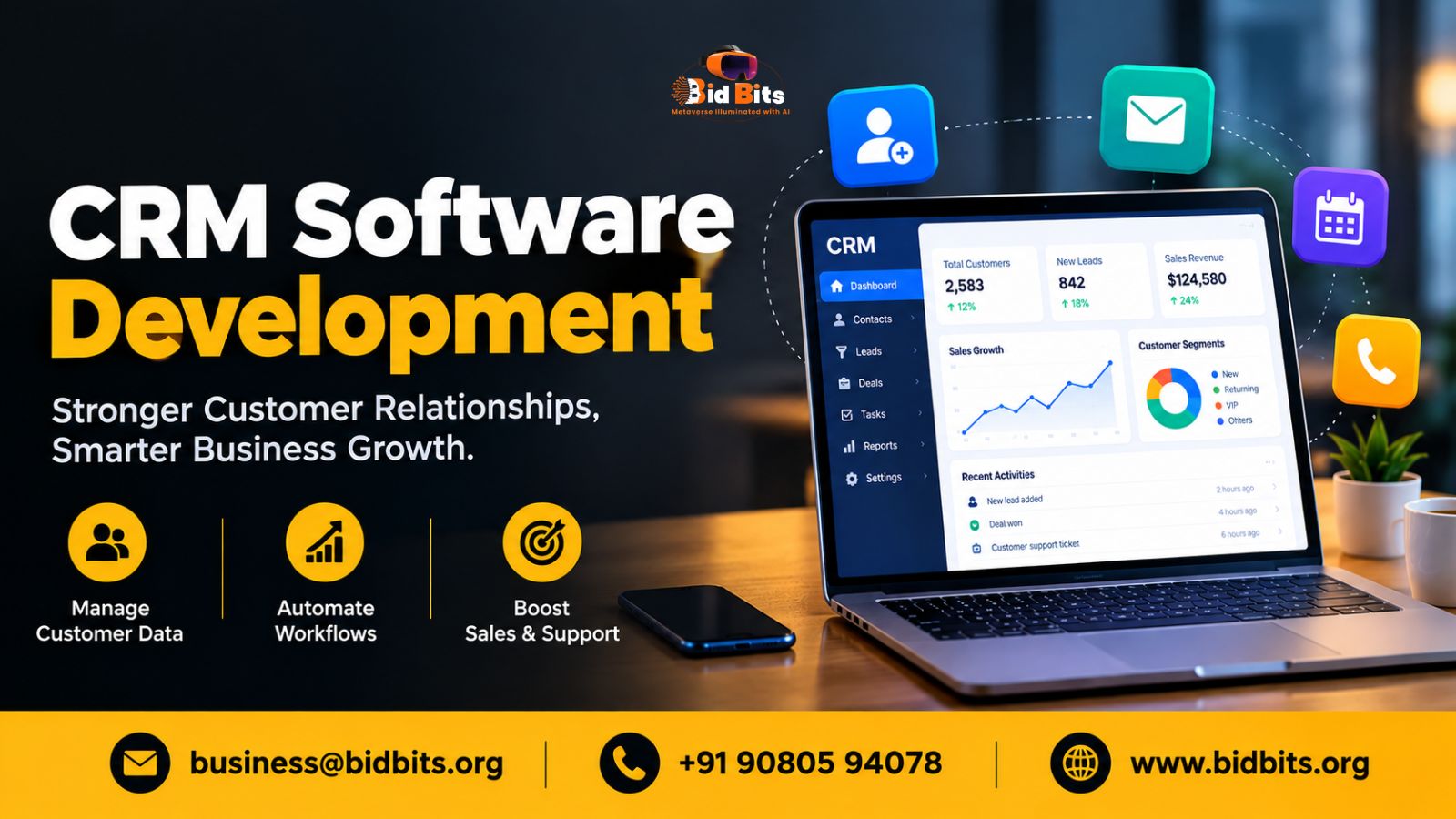  Build Data-Centered Business Systems with CRM Software Development