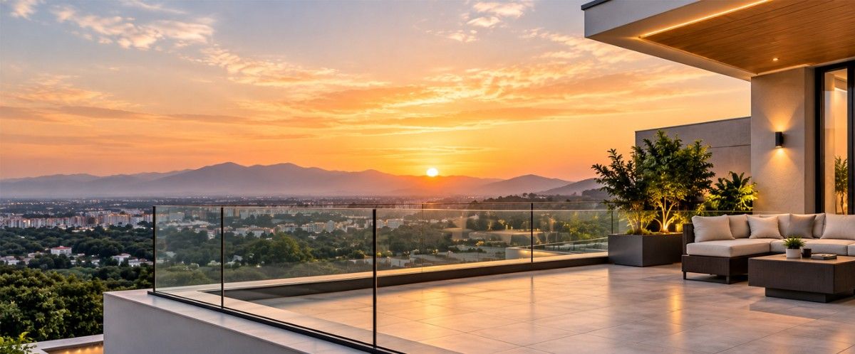  10 Roof Railing Ideas with Aluminium Railings for a Modern Home