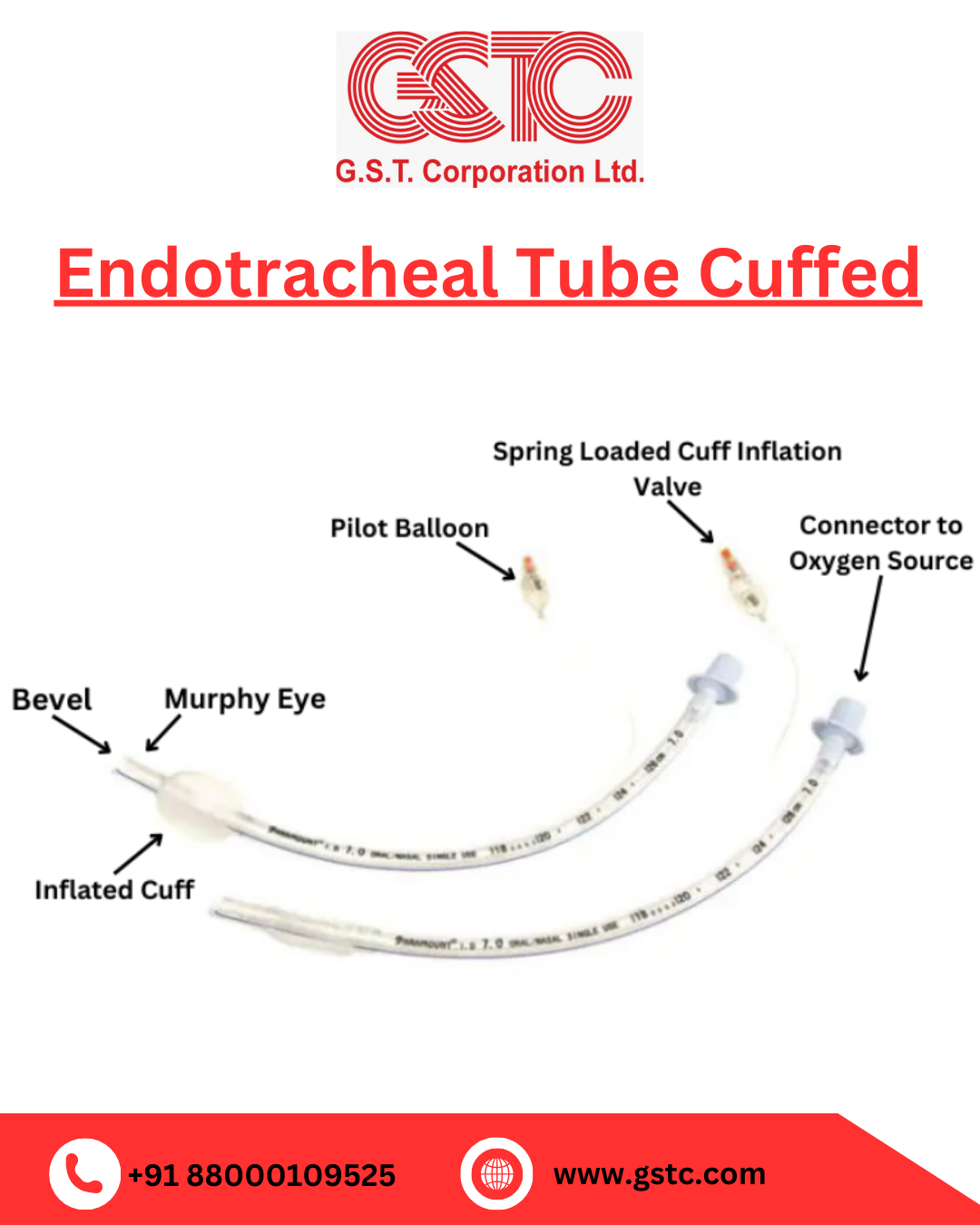  Endotracheal Tubes Manufacturer & Exporter From India