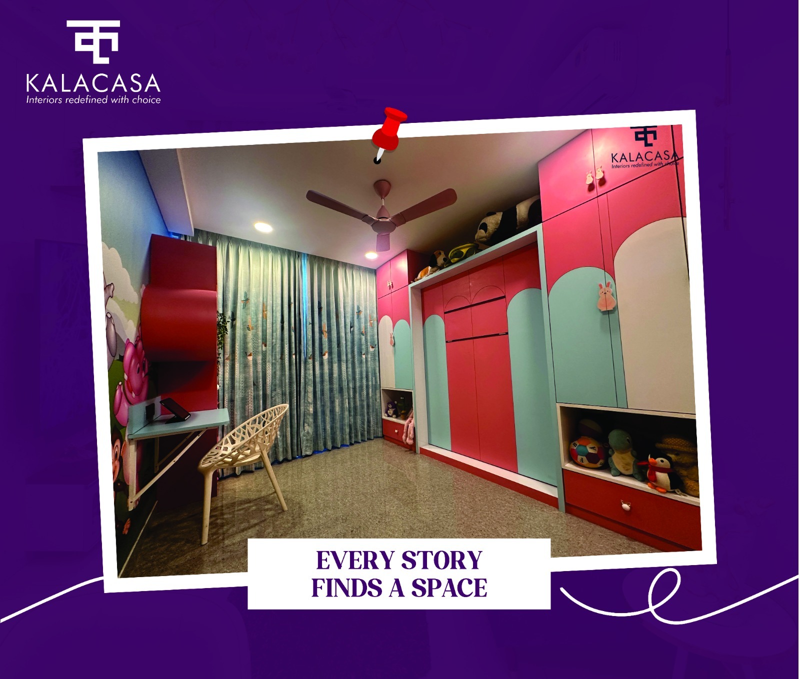  Interior designers for 2 bhk flat in Wakad | 2 Bhk Interior Designing Service in Wakad - Kalacasa Studio