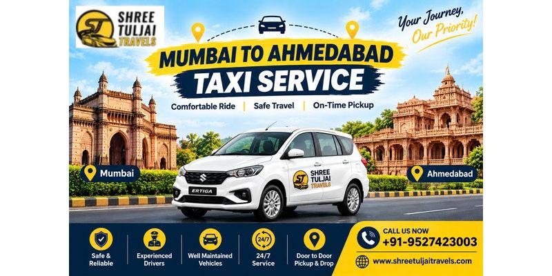  Mumbai to Ahmedabad Taxi | Weekend Travel Cab Booking