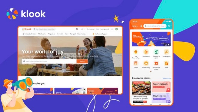  5% Off on any Klook tours, hotels, and activities