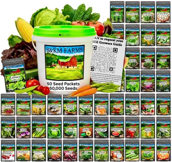  Survival Seed Packs & Variety Pack Seeds | Heirloom Garden Seeds