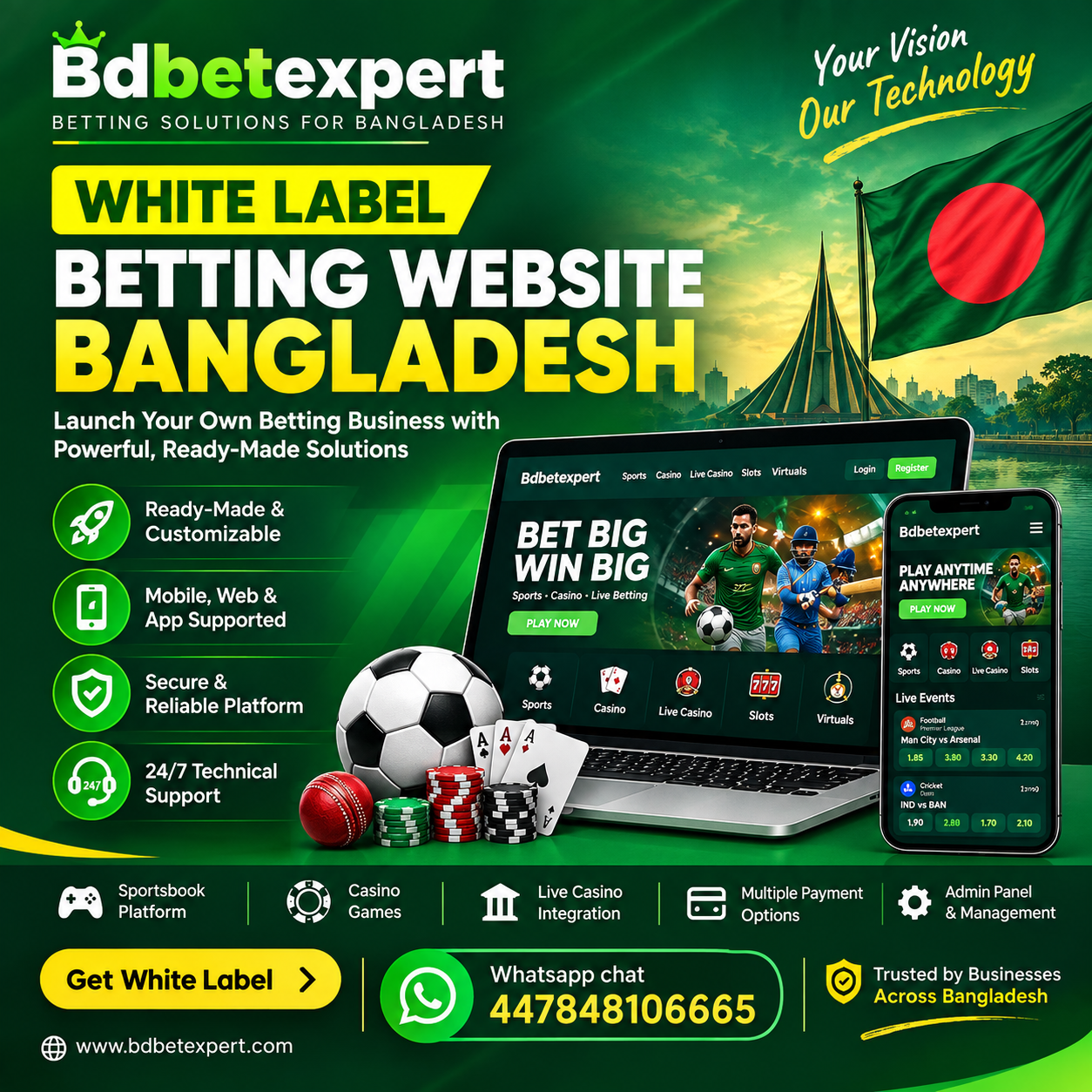  White Label Betting Website Bangladesh