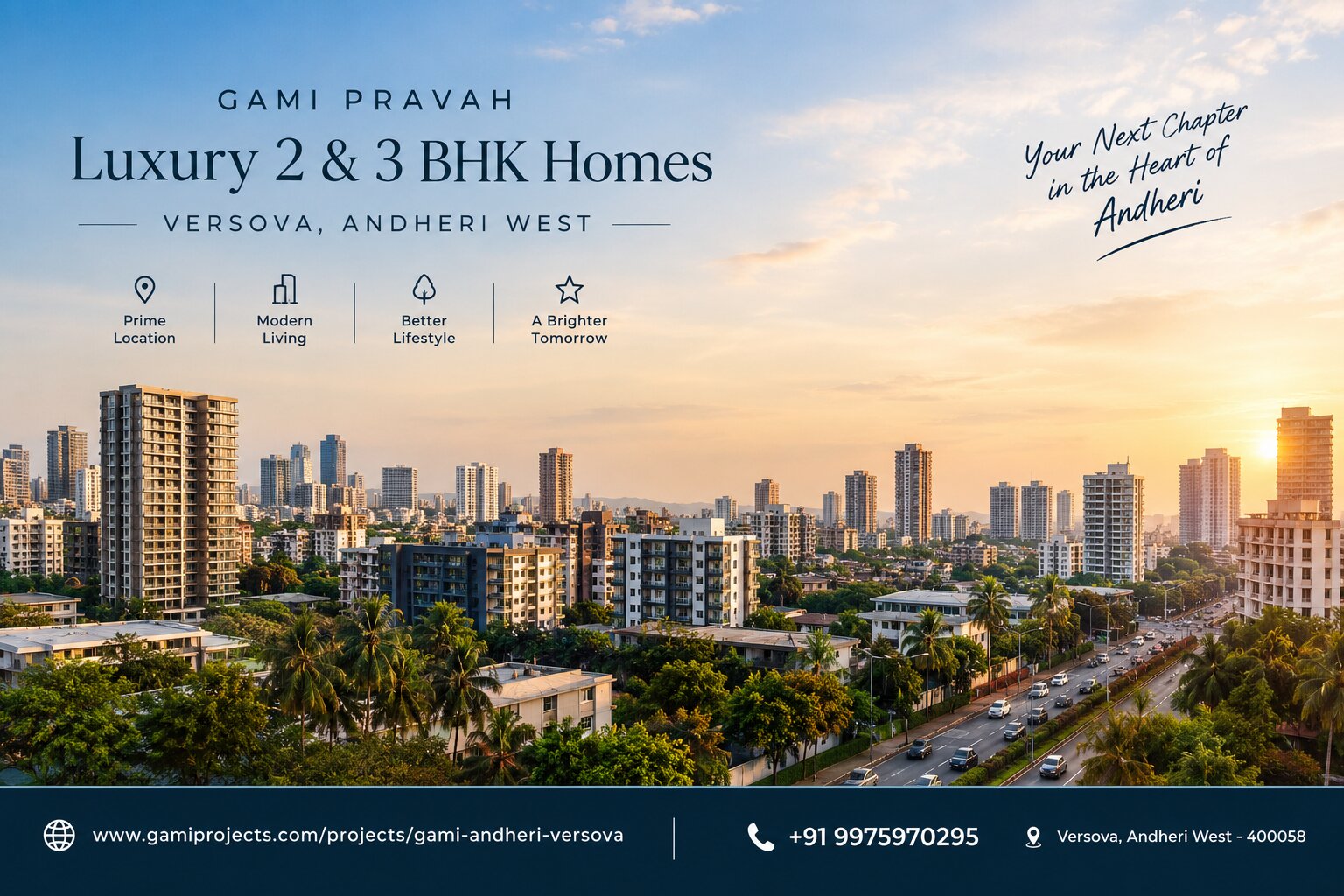  Gami Pravah Andheri - Luxury 2 & 3 BHK Homes Versova