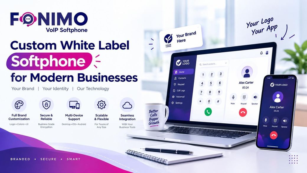  White Label VoIP Softphone for Business Communication
