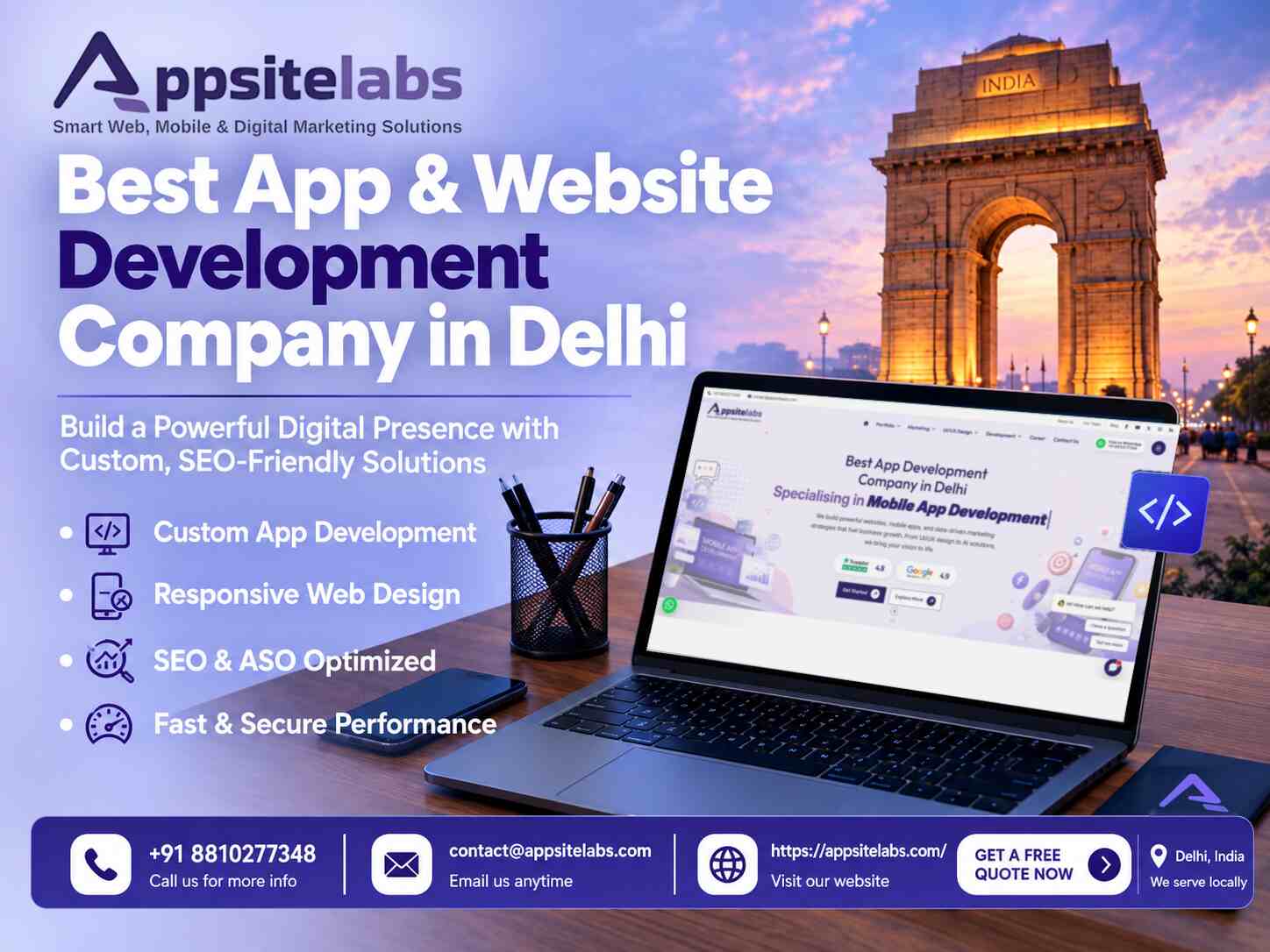  Professional Website Development Company Delhi