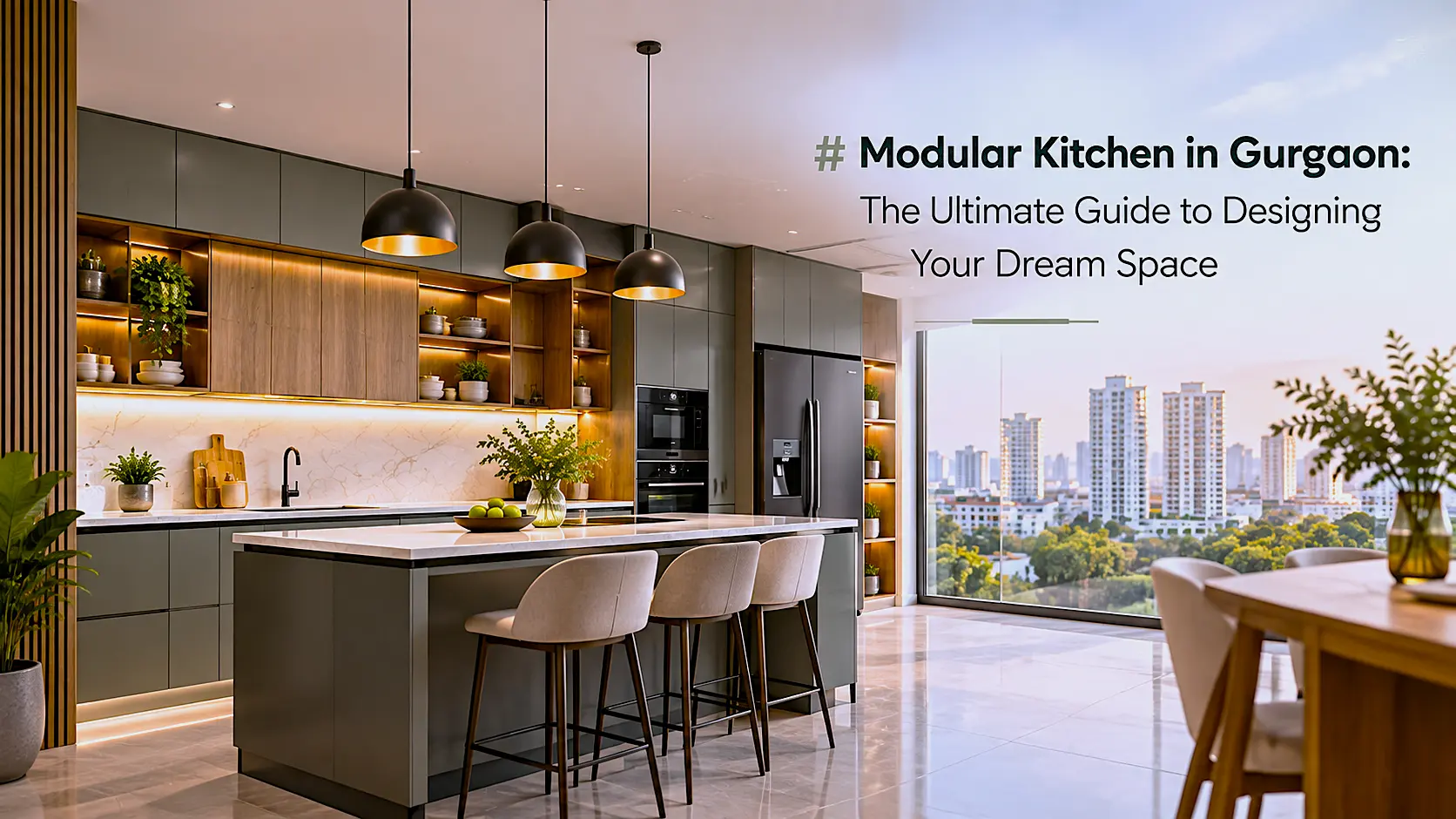  Kitchen Island Designs in Gurgaon – The Social Hub of Your Home