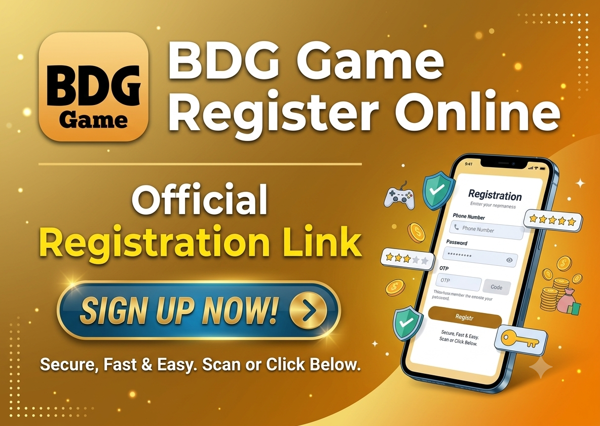  BDG Game Register Online | Official Registration Link