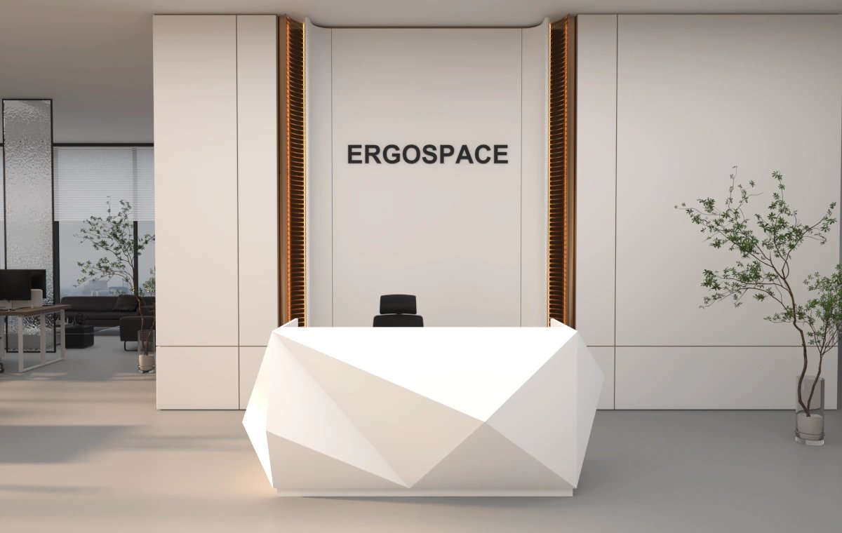  Rono Small Reception Desk | Modern Reception for UAE Offices