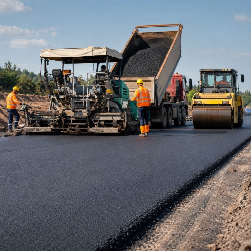  Asphalt Road Construction Company in Navi Mumbai, Raigad, Thane, Pune & Mumbai