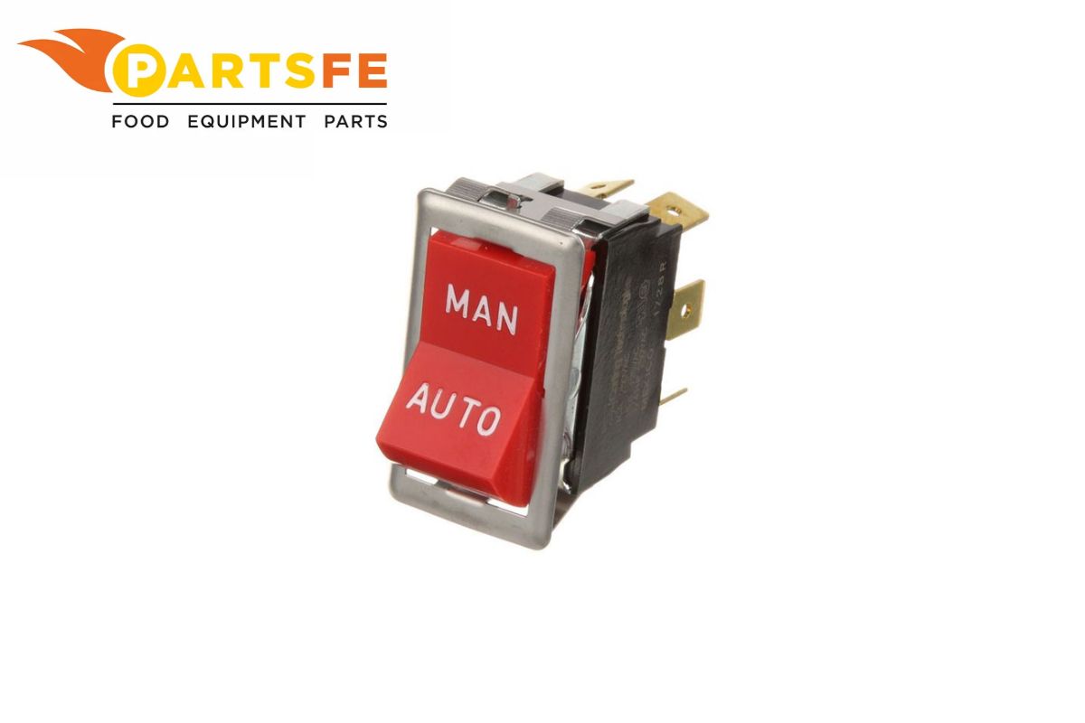  Blodgett 6502 Red Rocker Switch 7/8" x 1-1/2"