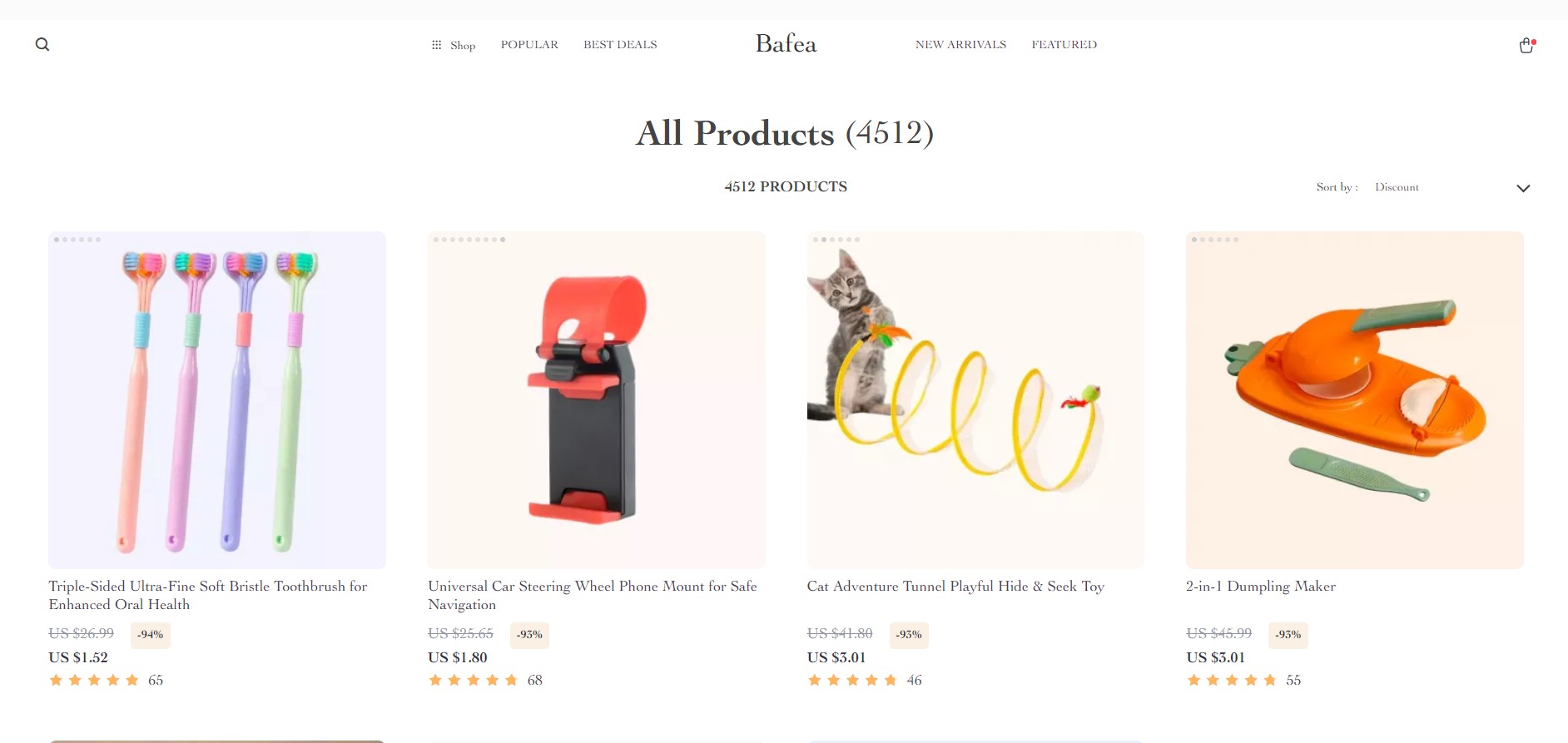  bafea.com get 10% OFF on all products!