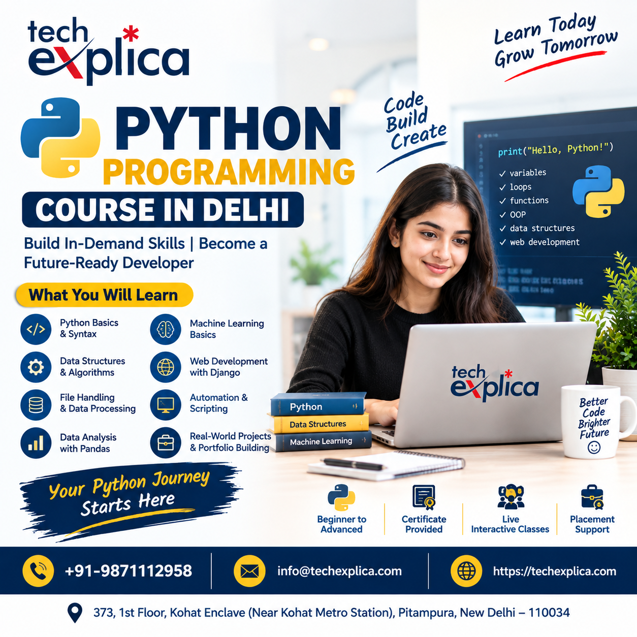  Python Programming Course in Delhi