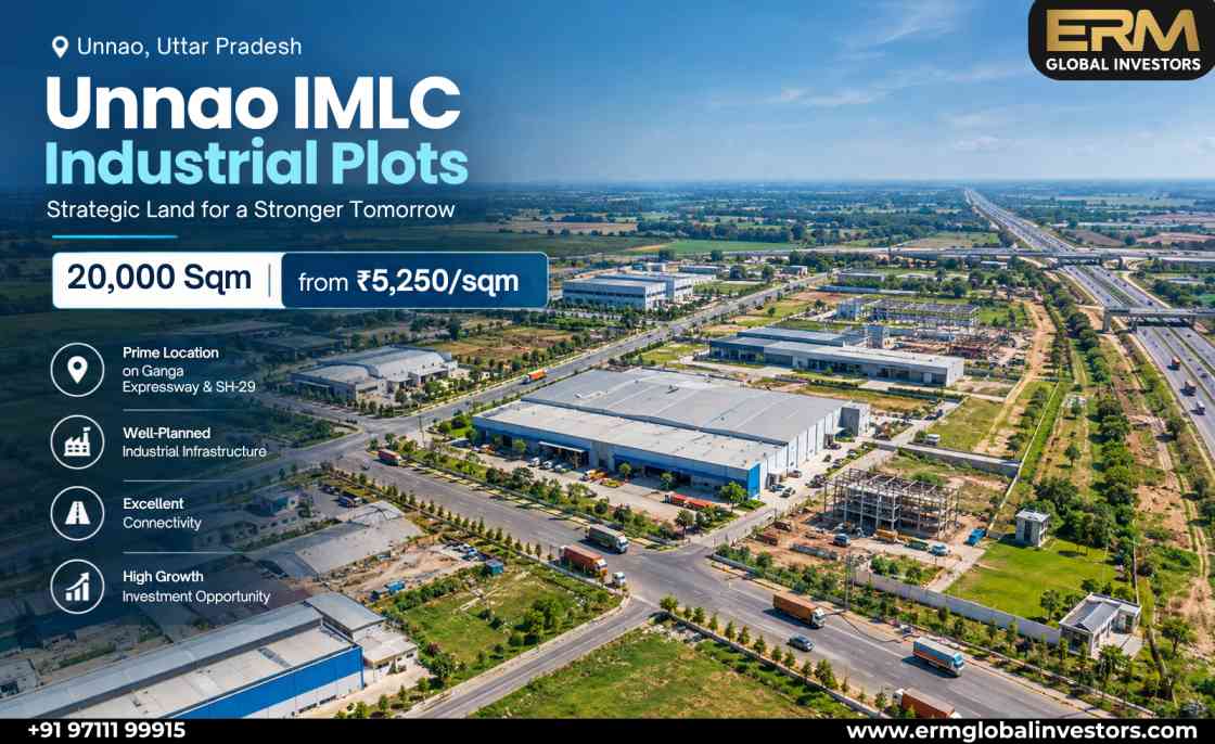  Unnao IMLC Industrial Plots | 20,000 Sqm from ₹5,250/Sqm