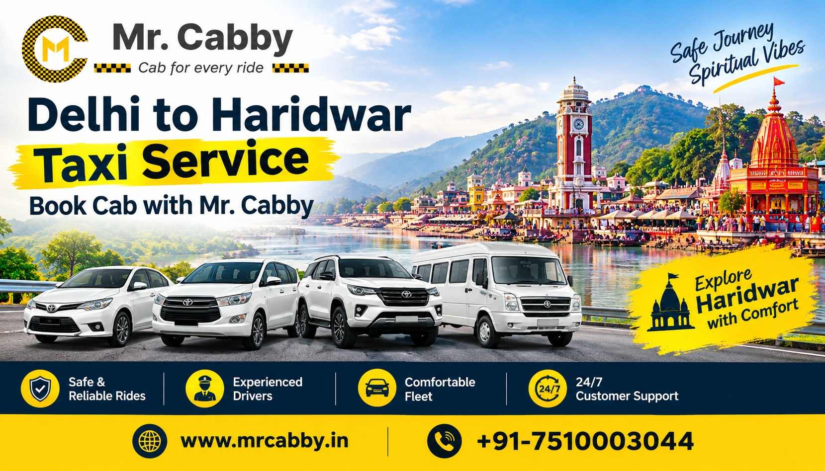  Delhi to Haridwar Cab & Taxi Service
