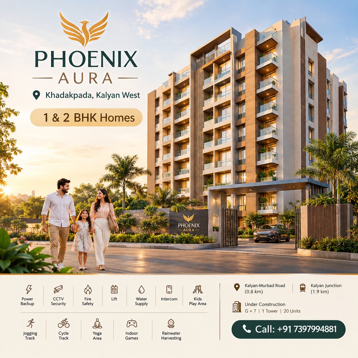 Phoenix Aura Kalyan - Ultra Luxury 1 & 2 BHK Homes