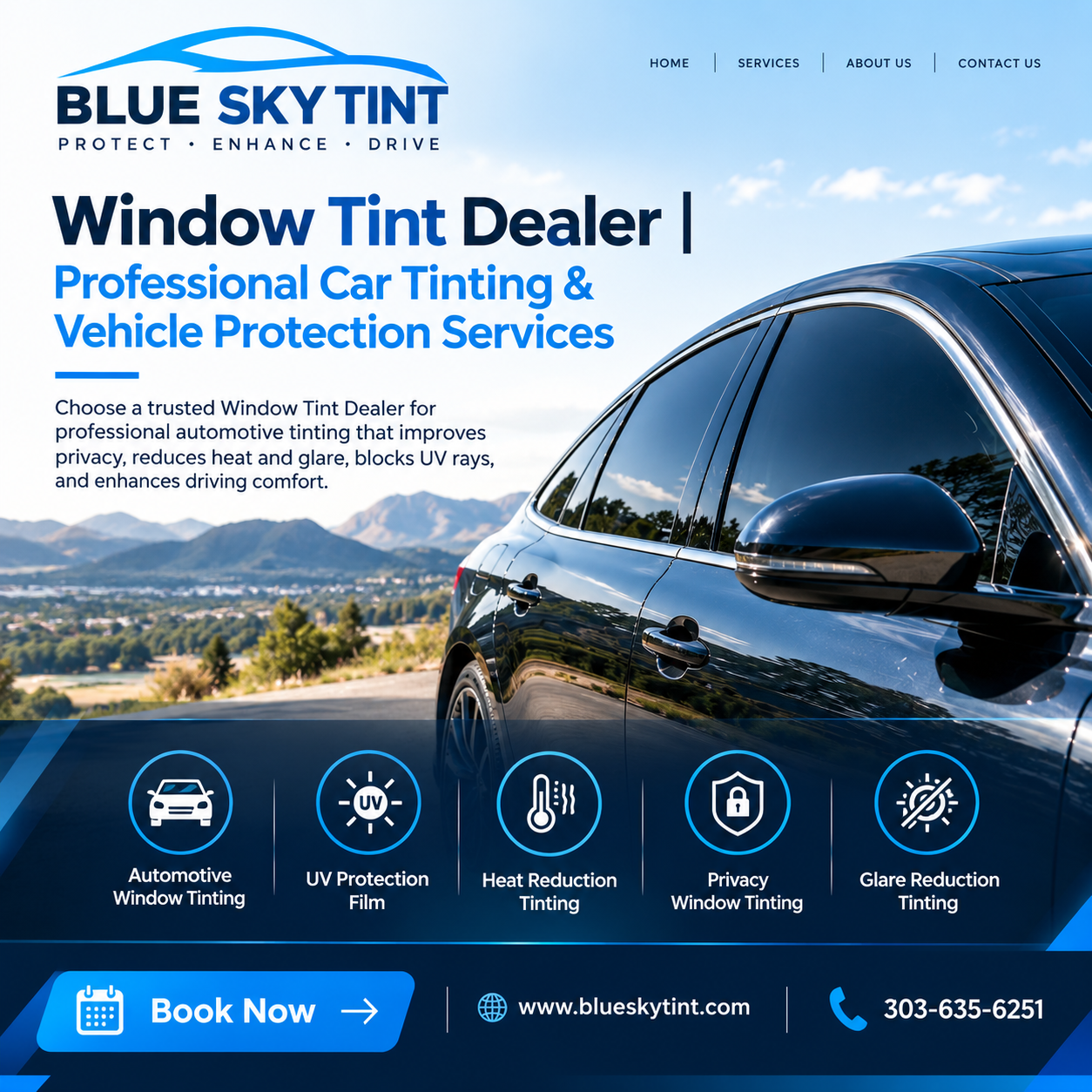  Window Tint Dealer | Trusted Car Window Tinting & Protection Experts