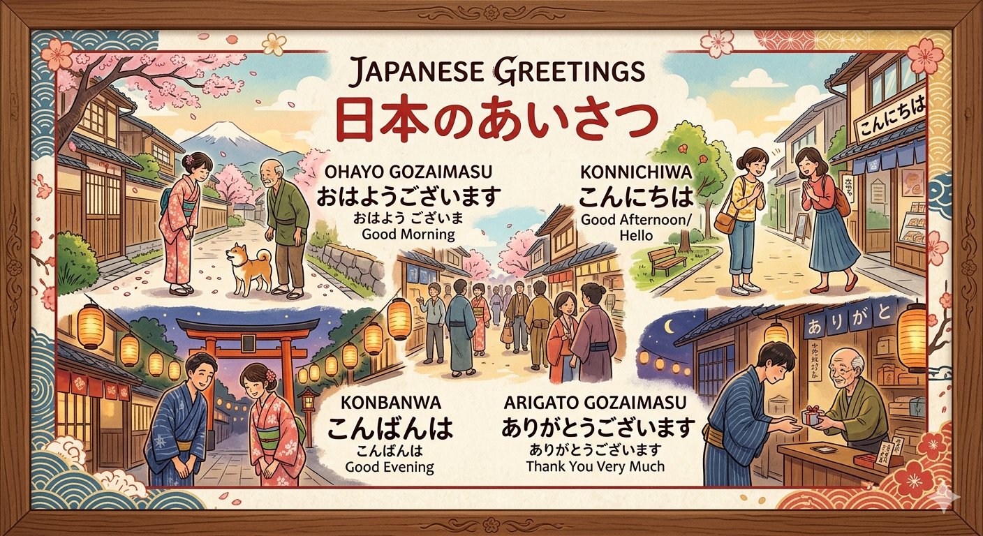  Japanese Greetings: Learn How to Say Hello, Good Morning & Goodbye