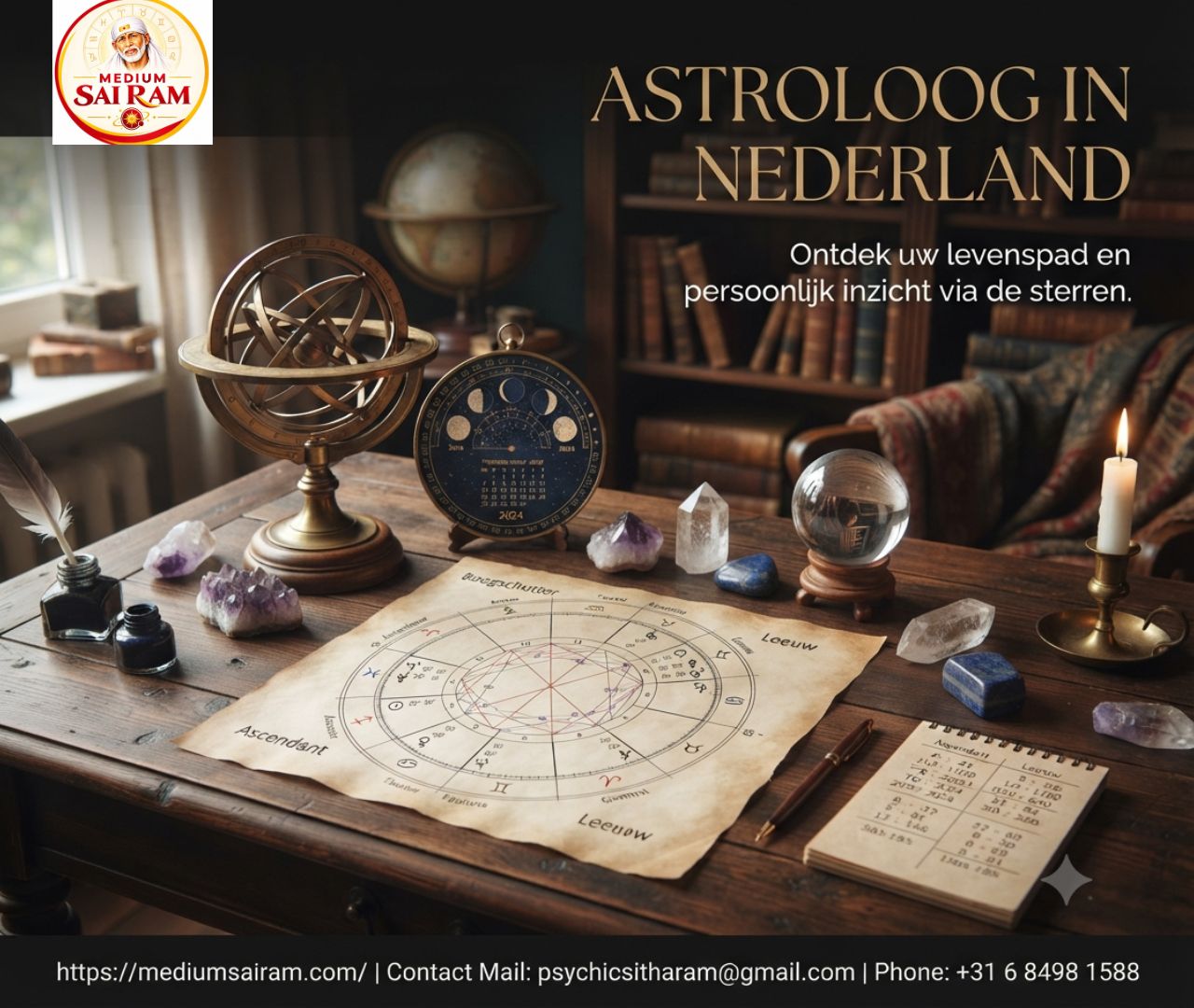 Astroloog in Nederland – Persoonlijk Spiritueel Advies