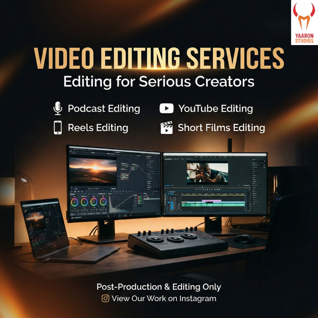  Video Editing Studio Near Me | Yaaron Studios