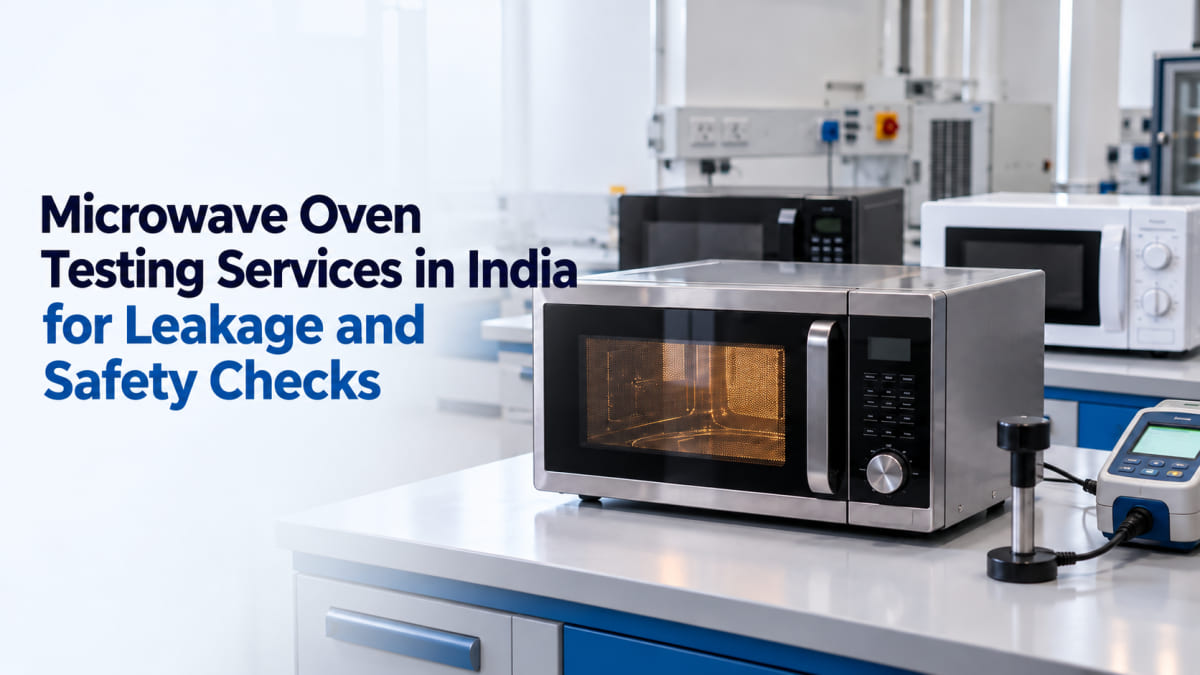  Microwave Oven Testing Lab in India as per IS 302 Part 2 Section 25