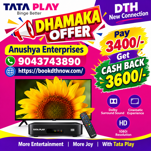  Tata Sky New Connection Nagapattinam – Best DTH Connection & Offers | 9043743890