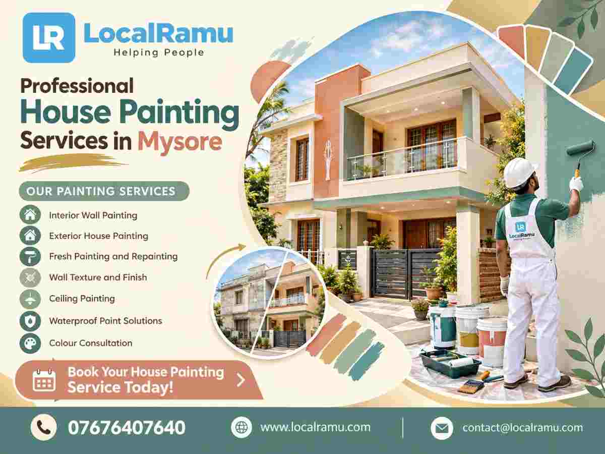  Modern House Painting Service in Mysore by LocalRamu