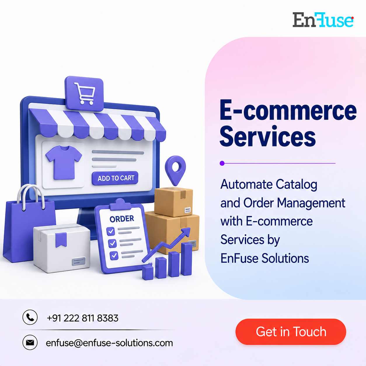  Automate Catalog and Order Management with E-commerce Services by EnFuse Solutions