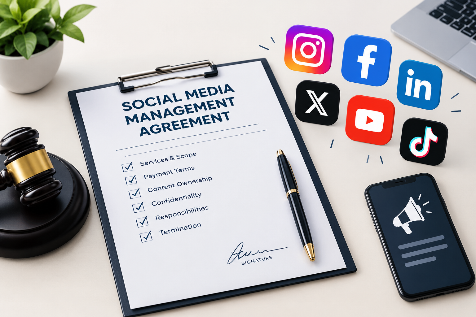  Social Media Management Agreement Service in India