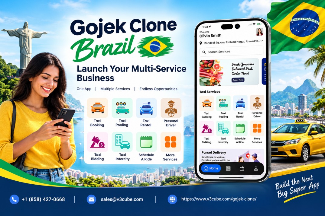  Gojek Clone Brazil: Launch Your Multi-Service Business