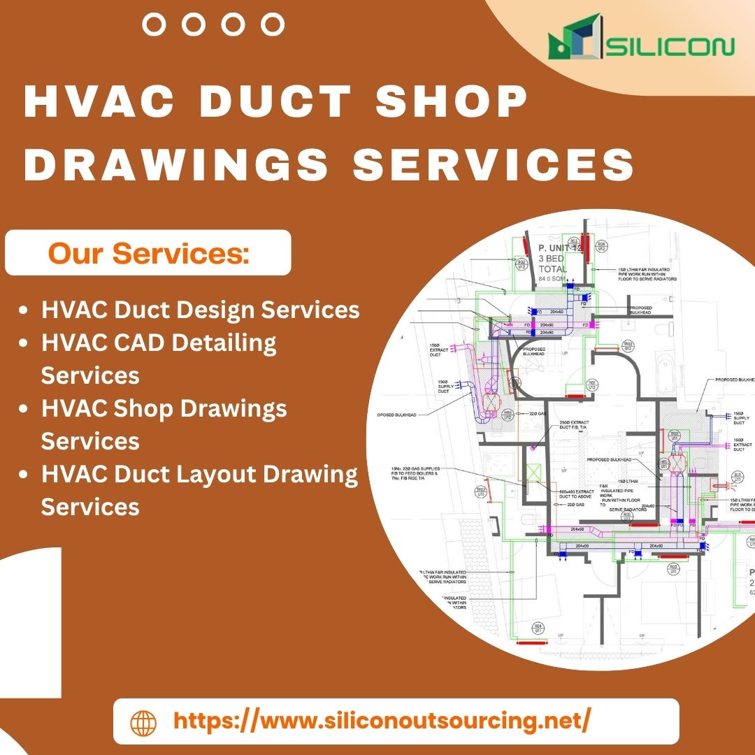 HVAC Duct Shop Drawings Services for Detailed Engineering Drawings