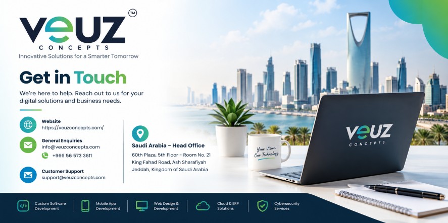  Ecommerce Development Company in Dhahran | Veuz Concepts