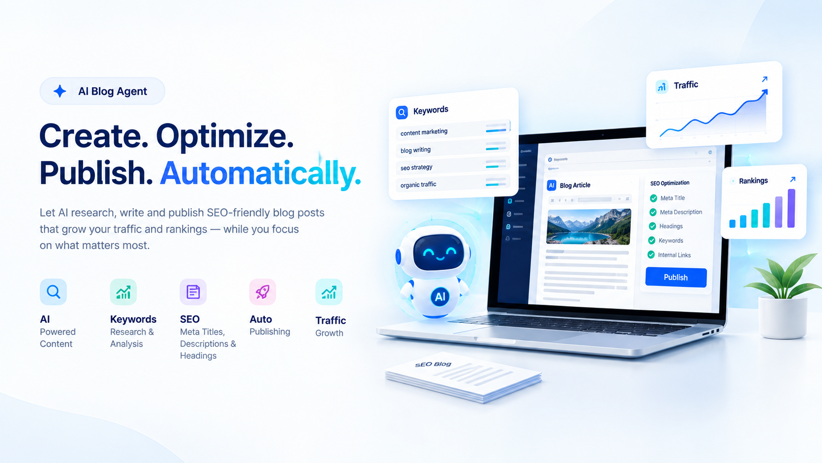  AI Blog Writer & Automated Blog Writing Tool for AI Article Writing and Content Publishing | HRL Infotechs AI