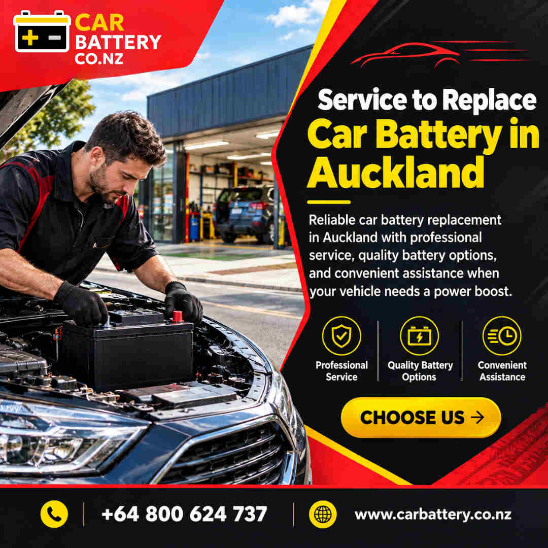  Service to Replace Car Battery in Auckland