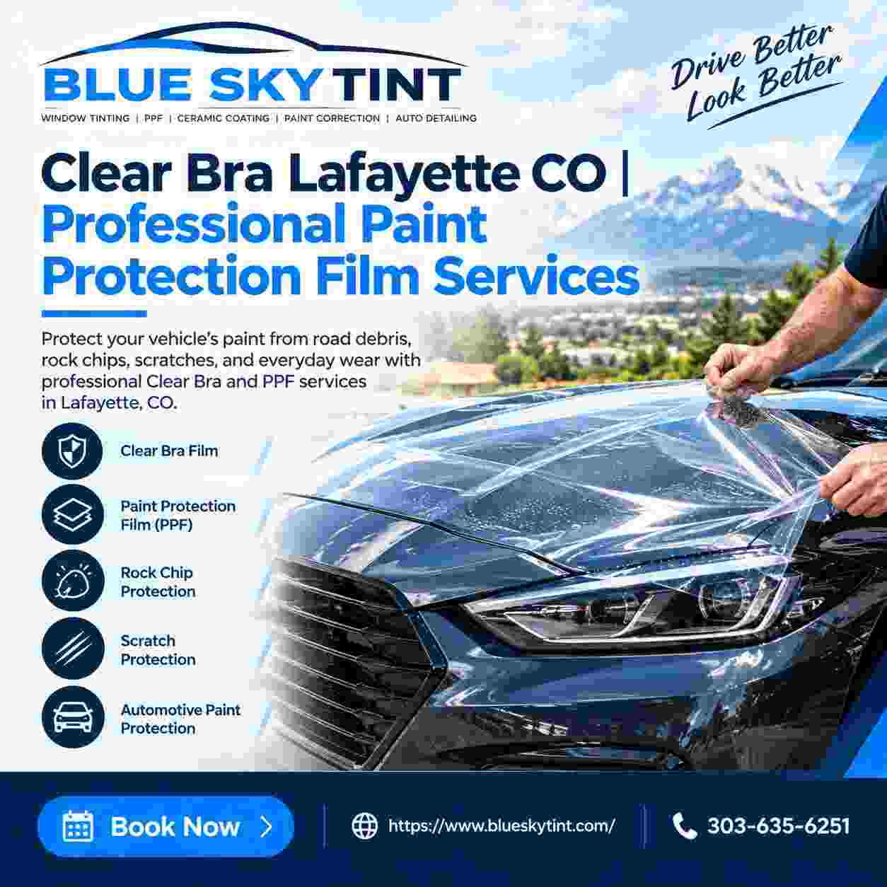  Clear Bra Lafayette CO | Premium Vehicle Paint Protection Services