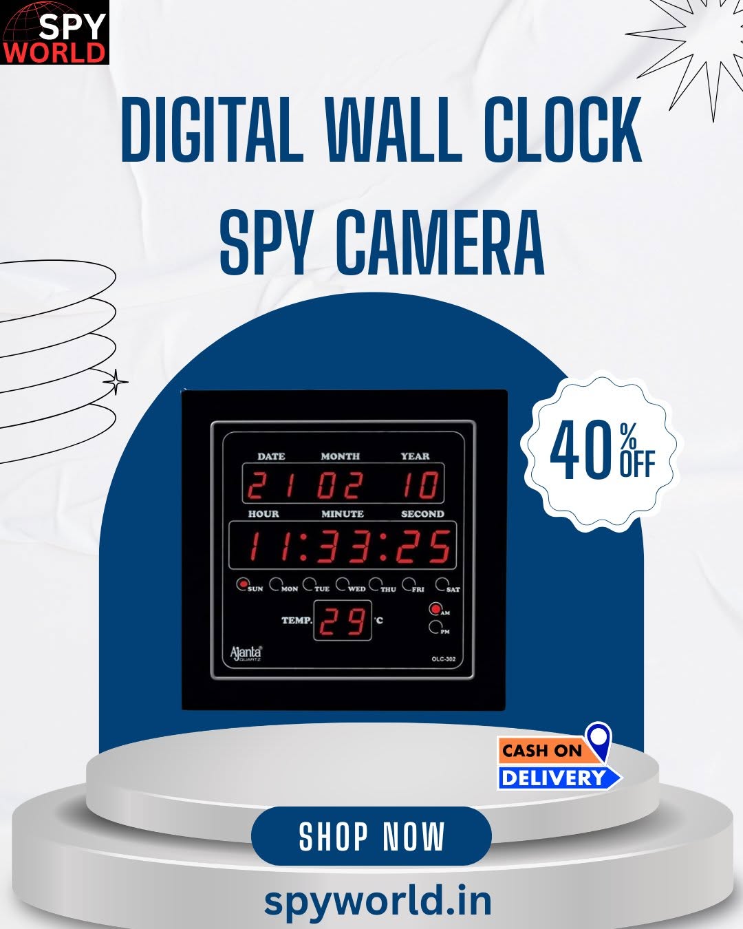 Digital Spy Clock Camera in Karol Bagh, New Delhi | Spy World