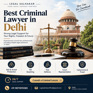  Best Criminal Lawyer in Delhi | Expert Criminal Legal Assistance