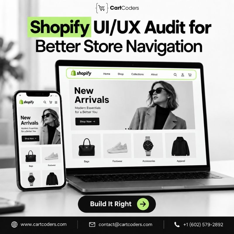  CartCoders UI/UX Audit Services for Shopify Stores