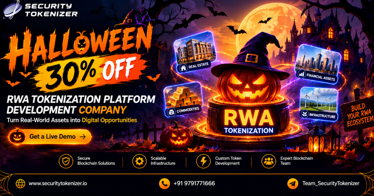  Turn Real Assets into Digital Opportunities with RWA Development Halloween 30% OFF