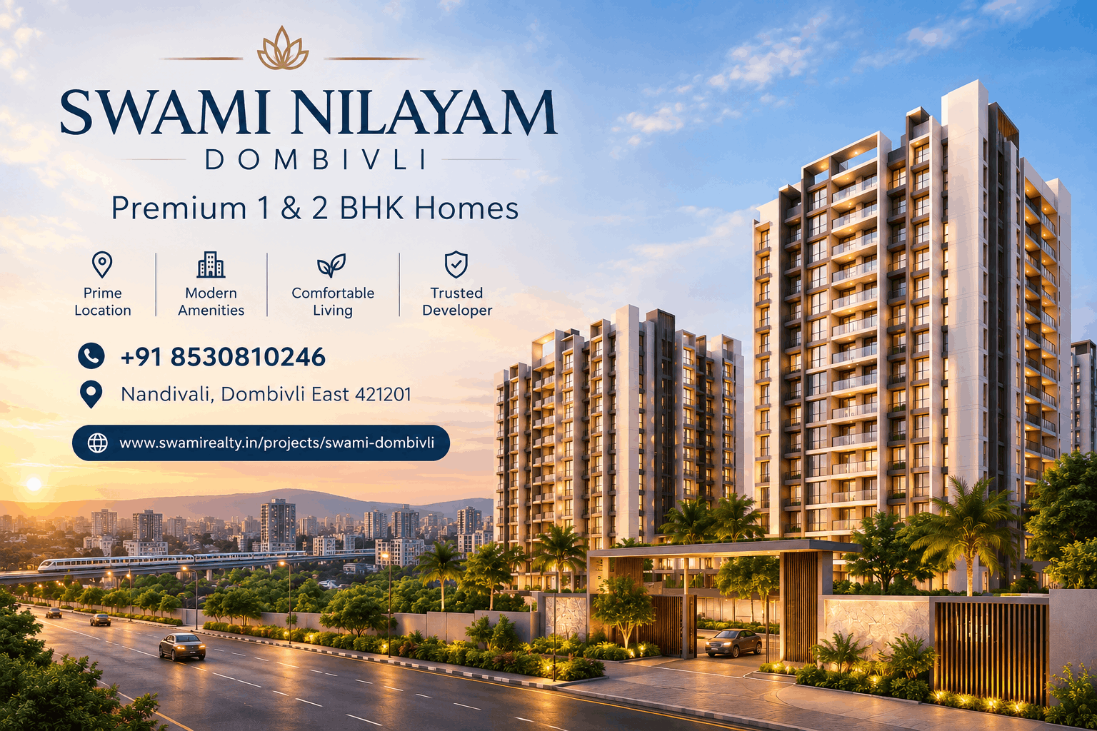  Swami Nilayam Dombivli - Premium 1 & 2 BHK Homes