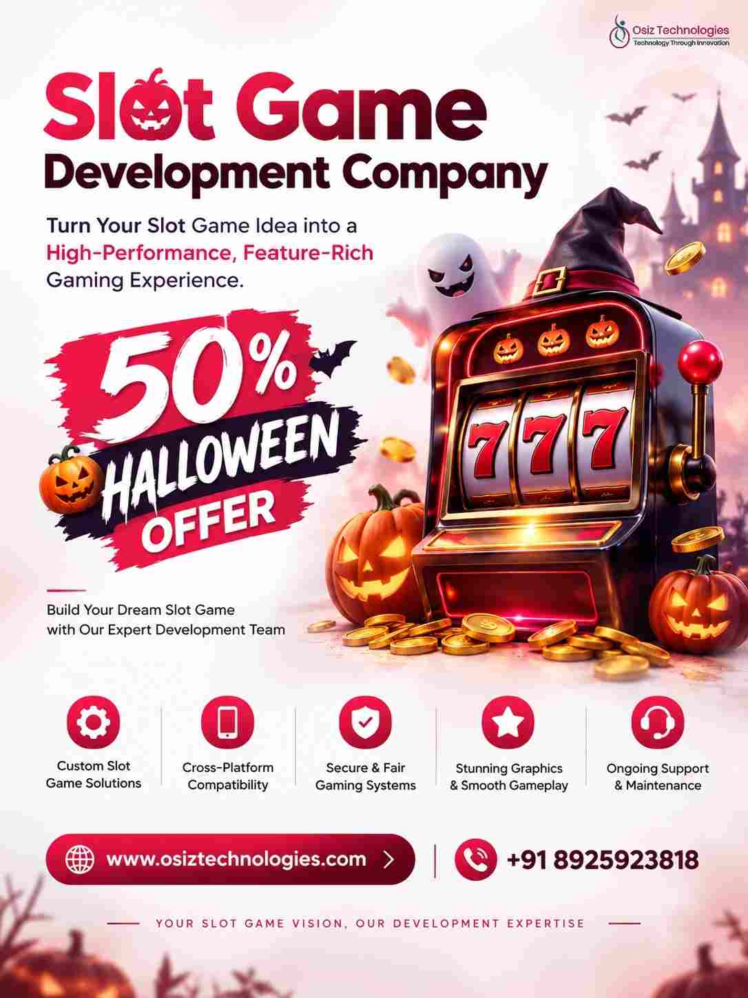  Give Your Slot Game a New Edge This Halloween – 50% OFF