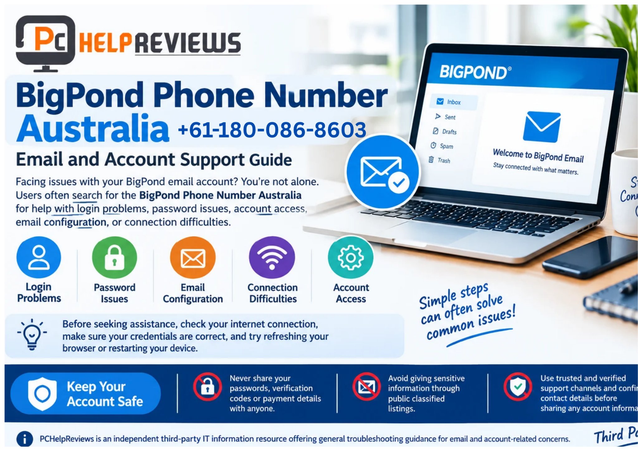  BigPond Phone Number Australia +61-180-086-8603: Email and Account Support Guide