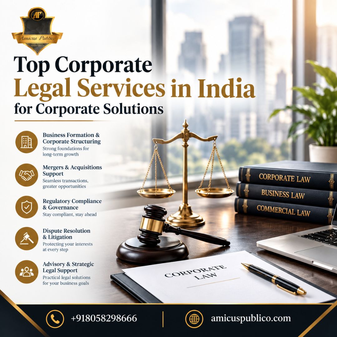  Top Corporate Legal Services in India for Corporate Solutions